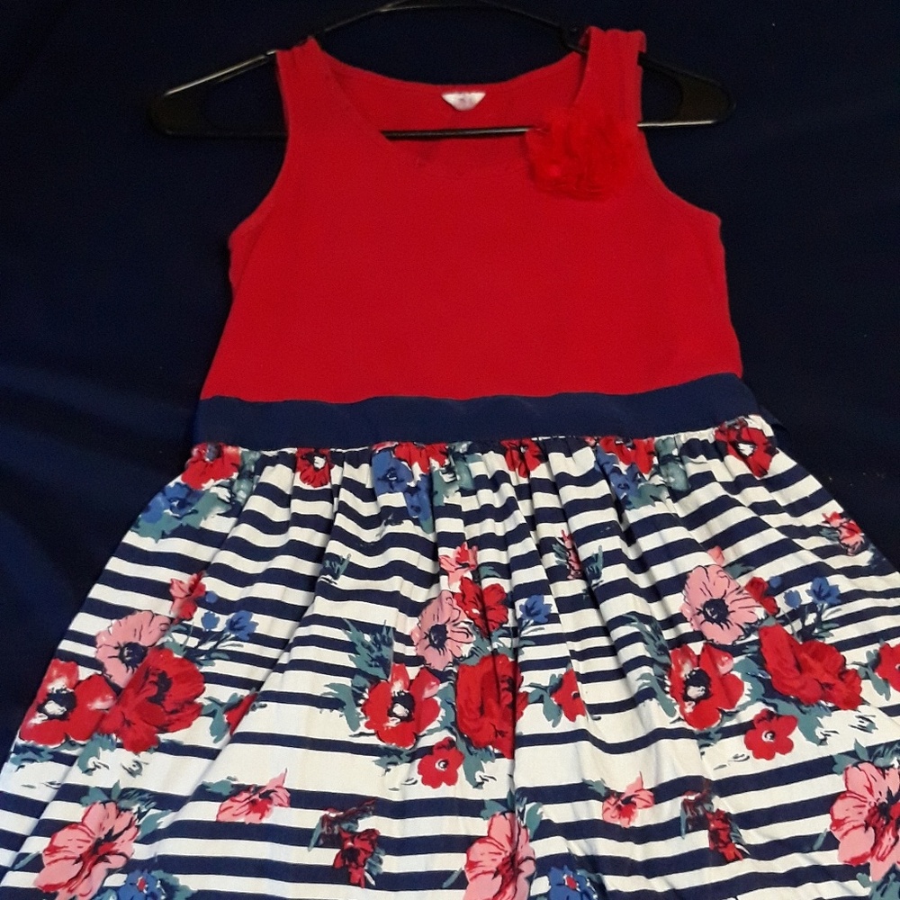 Red Rose dress for kids
